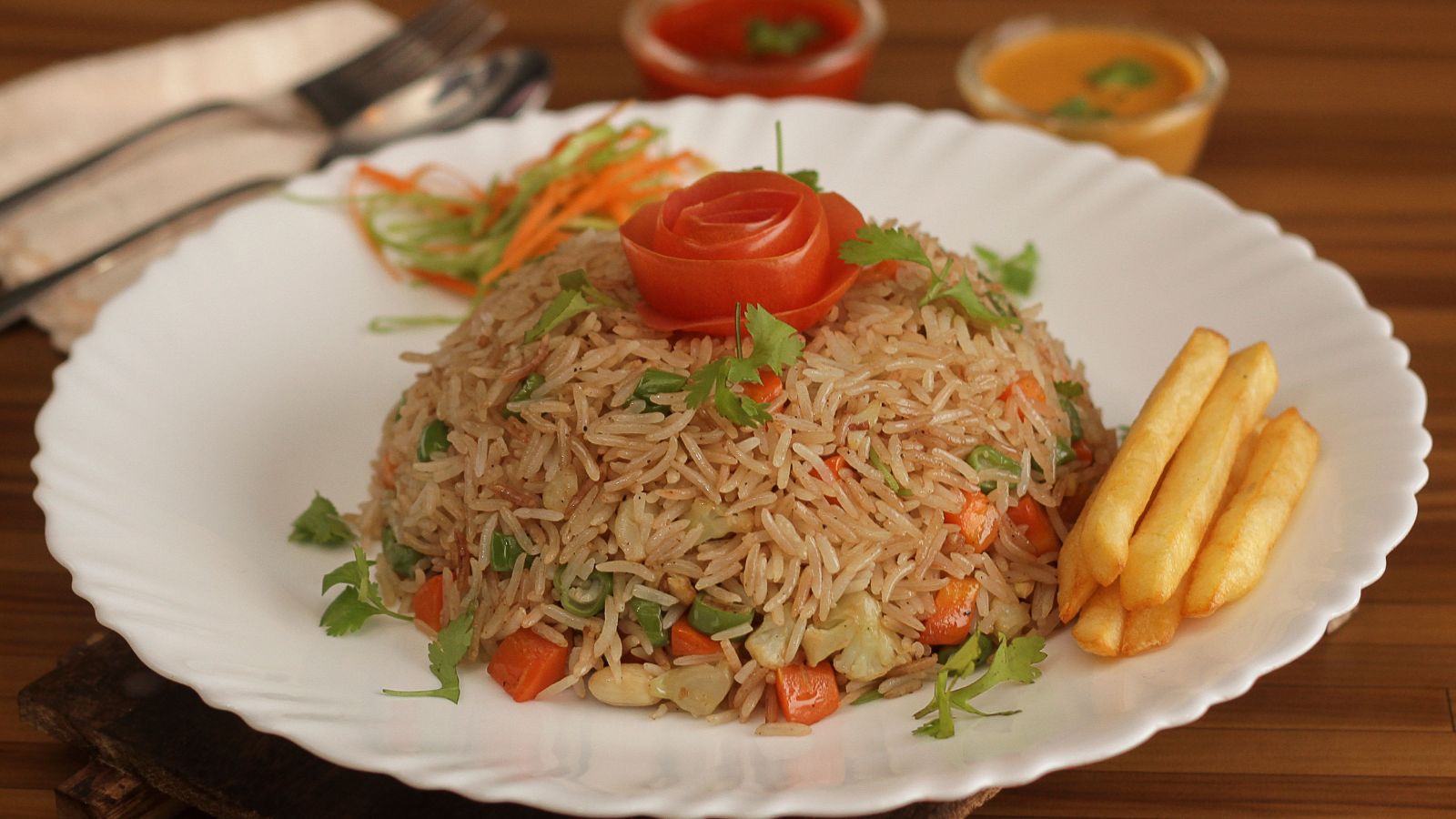 Try this easy-to-make vegetable fried rice