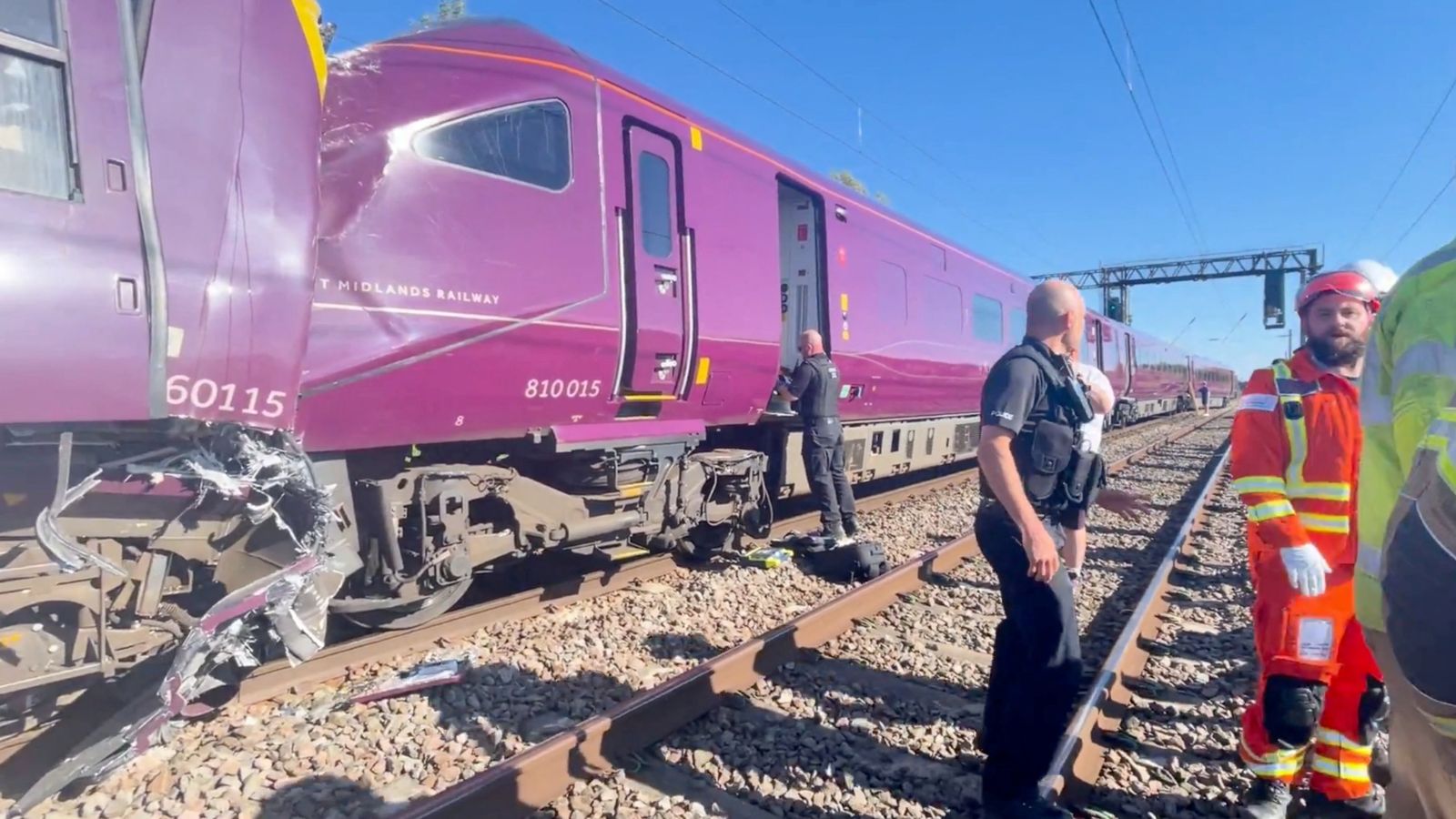 One killed and several injured in London train collision