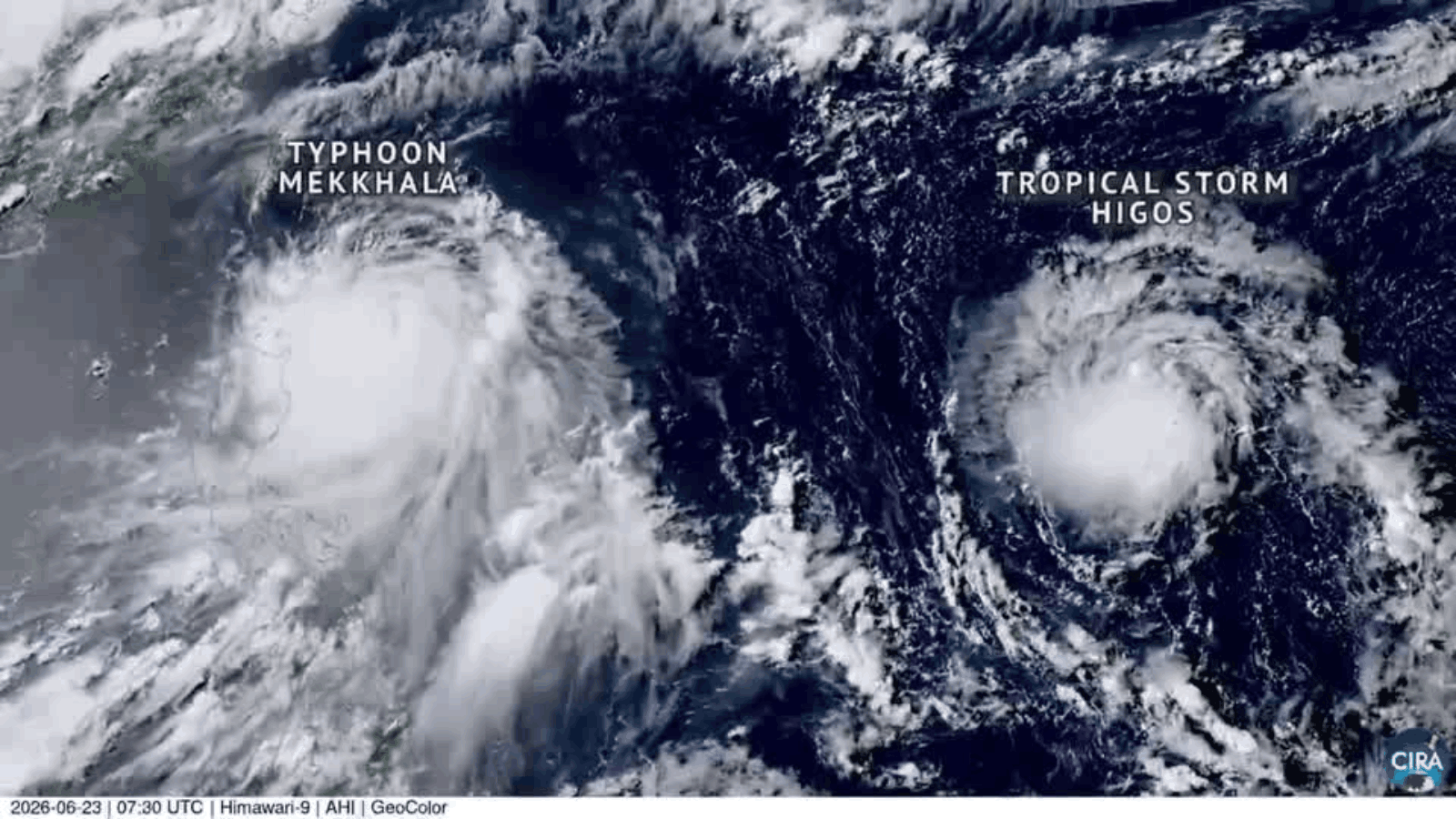 Typhoon Mekkhala swirls over Philippine Sea in satellite imagery