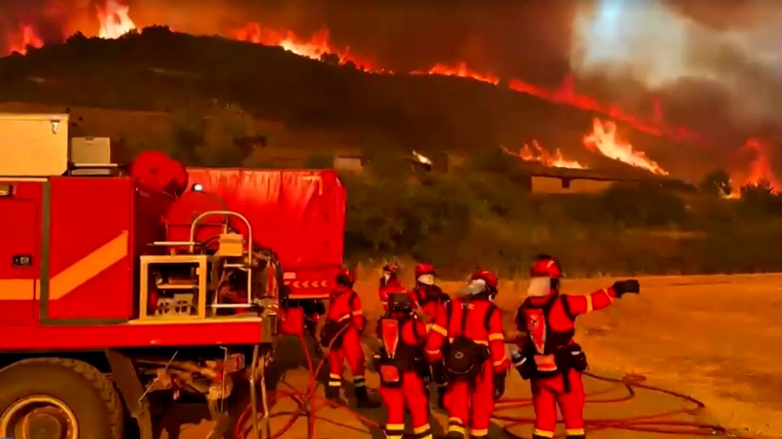 Wildfire scorches over 4,500 hectares in Spain's Aragon region