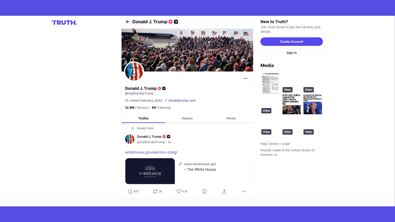 US President Donald Trump's media company plans paid early access to Truth Social posts