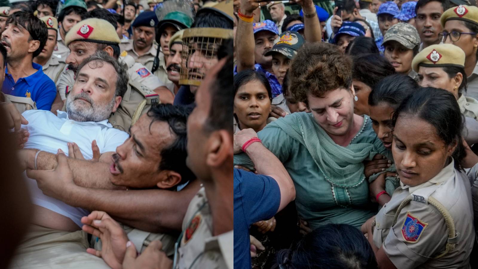 CJP protest LIVE: Rahul Gandhi, other leaders taken to police station; Congress vows to intensify stir