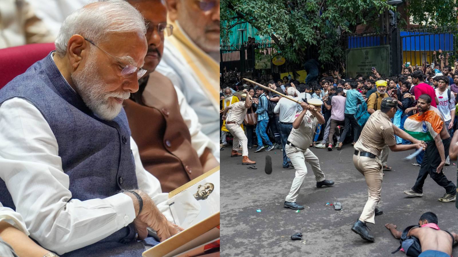 NEET row: PM Modi vows fast-track courts to punish culprits, keeps mum on CJP protest crackdown