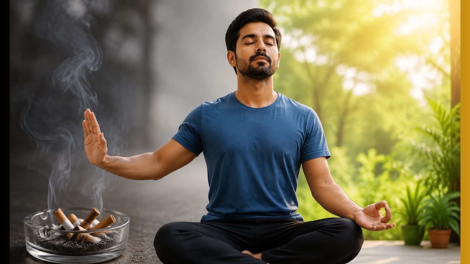 Yoga may improve tobacco quitting success by 50%, AIIMS study finds
