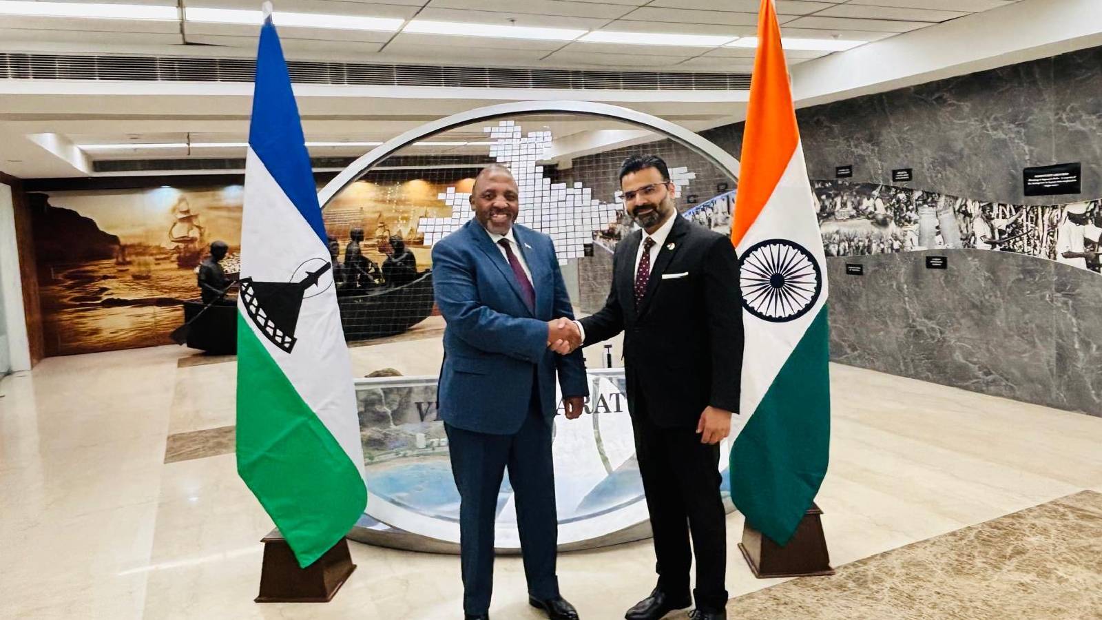India, Lesotho review entire spectrum of bilateral ties and cooperation