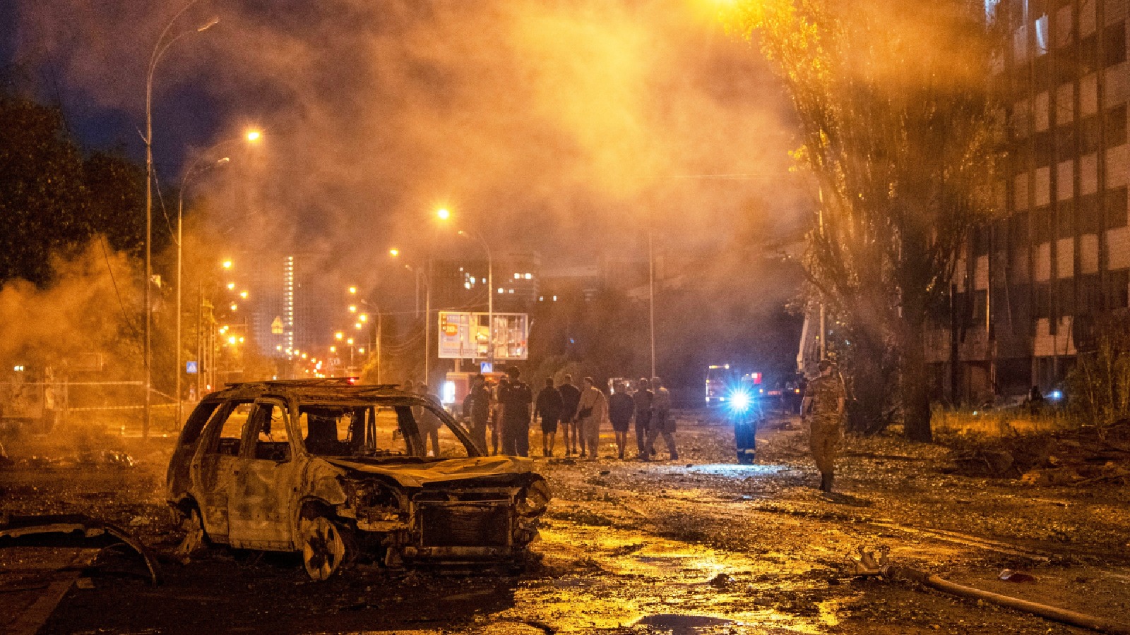 Russia hits Ukrainian capital with ballistic missiles and drones; nine killed