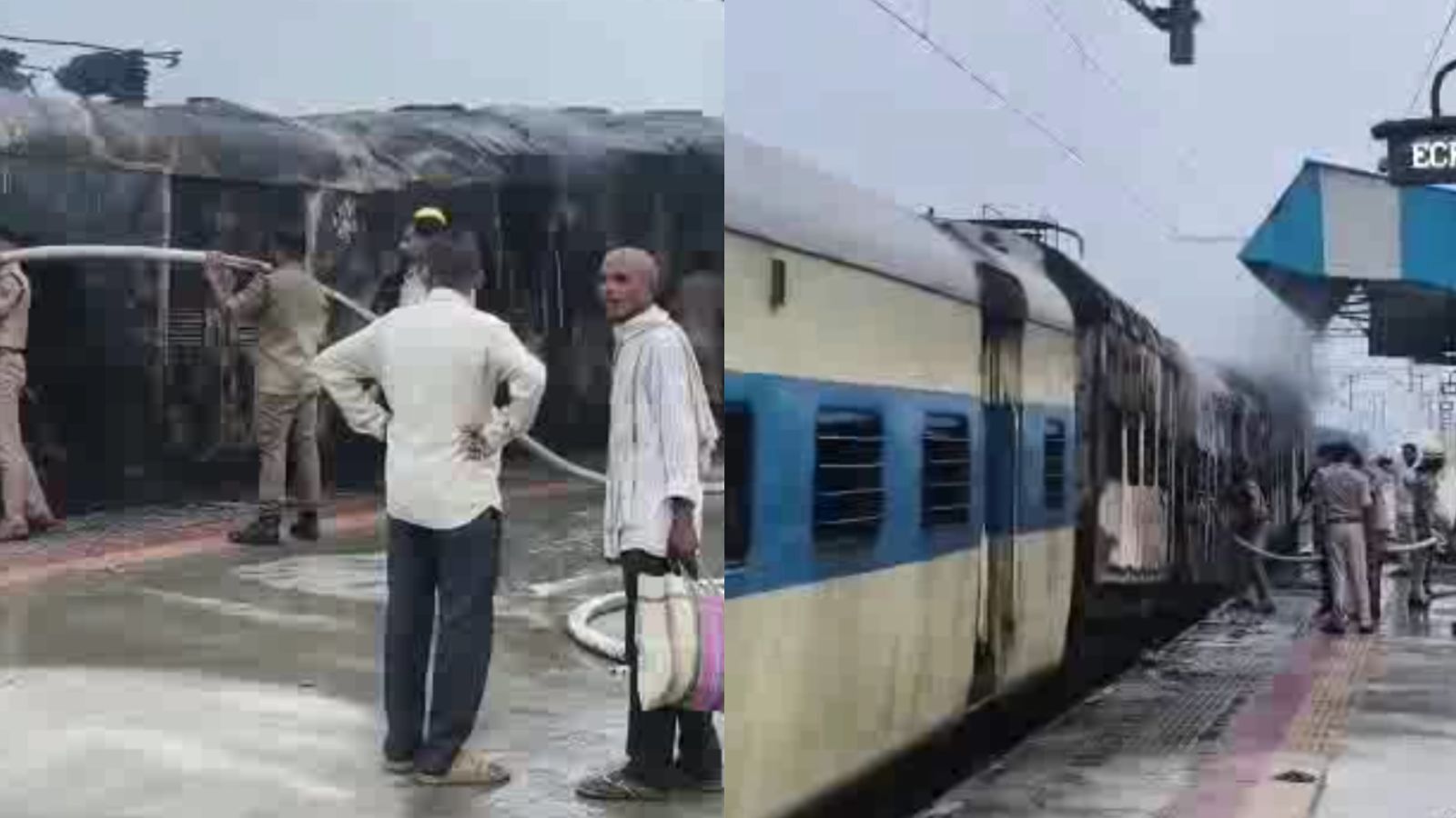 Two train coaches catch fire in Bihar; no casualties reported