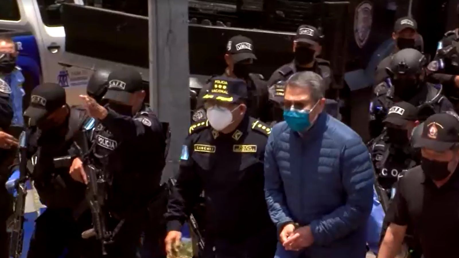 Honduran ex-President Juan Orlando Hernández granted release during corruption trial