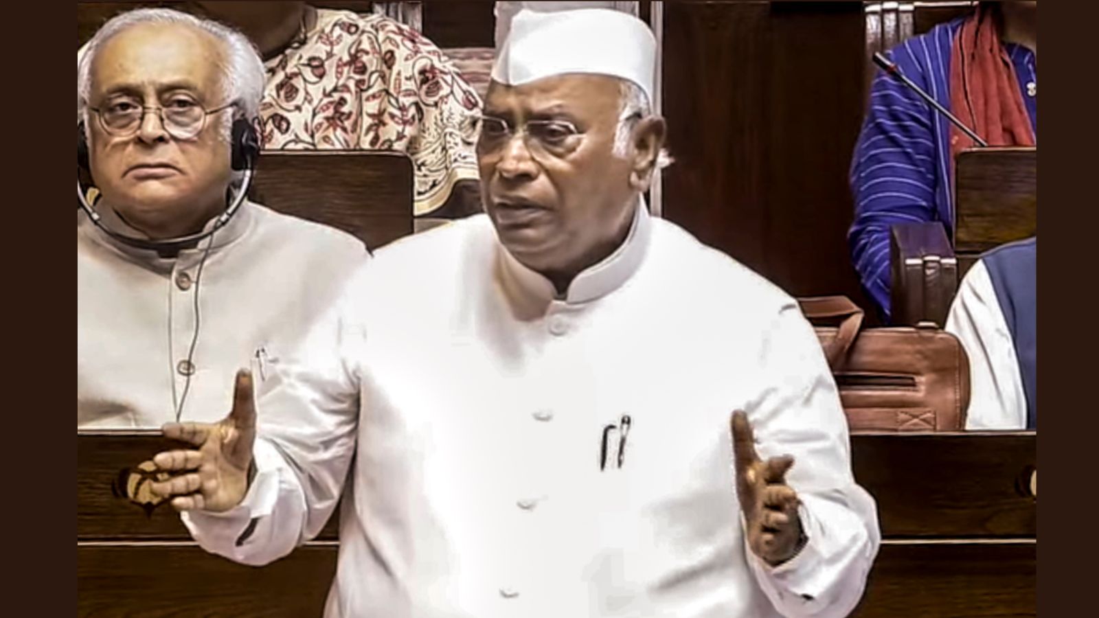 Register case against those who purified stage after my speech: Congress President Kharge