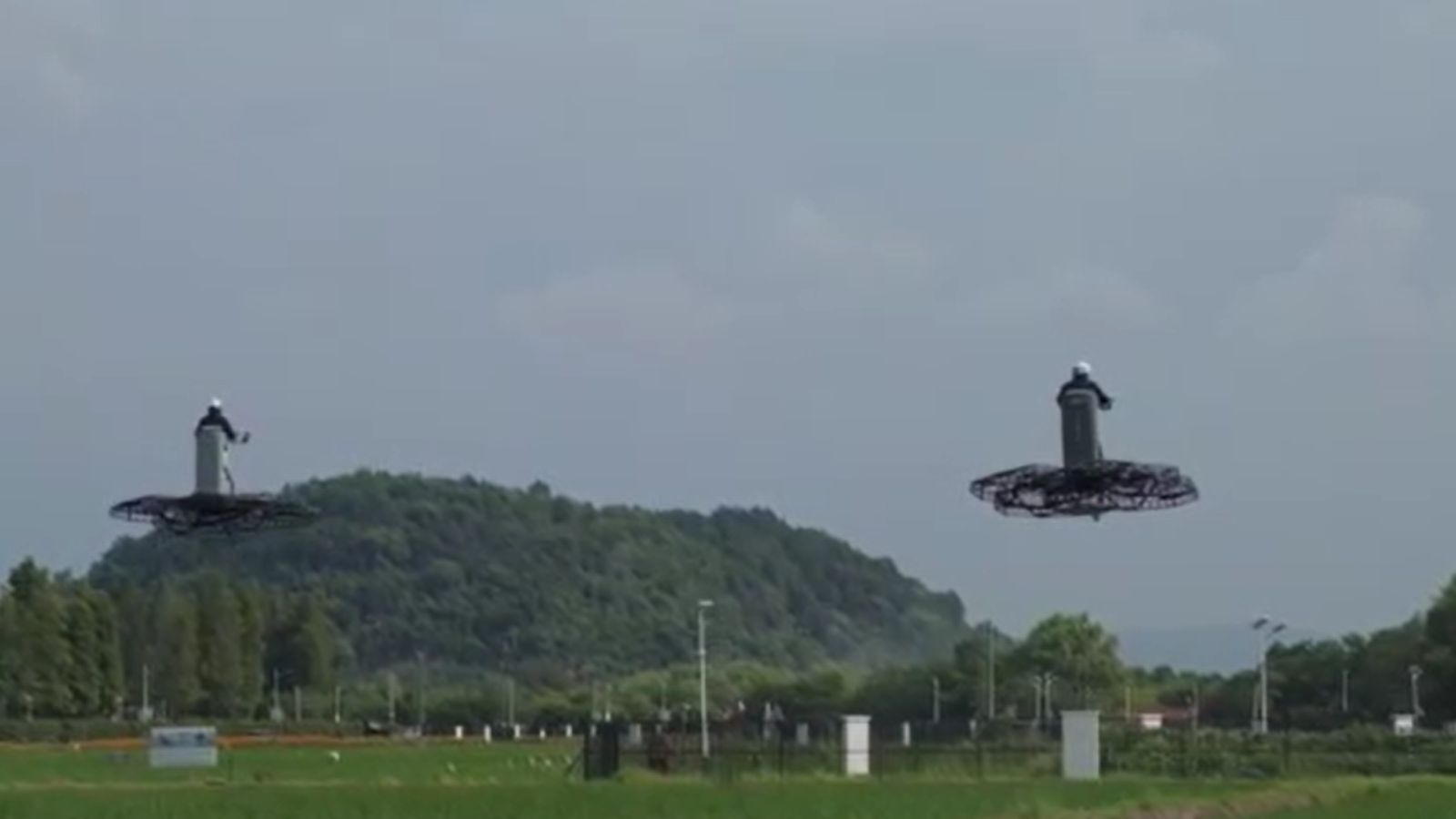 China unveils world's first stand-up manned flying vehicle designed for low-altitude urban flights