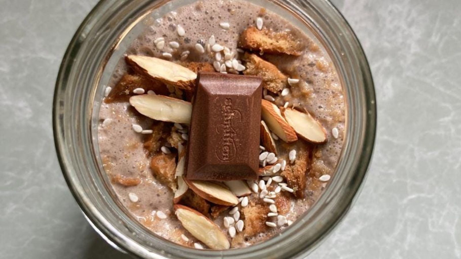 Creamy homemade chocolate milkshake