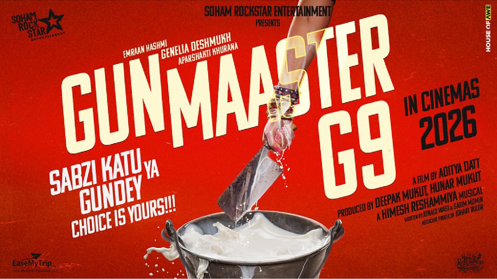 Emraan Hashmi's 'Gunmaaster G9' is locked and loaded to fire up the big screen on 27th November