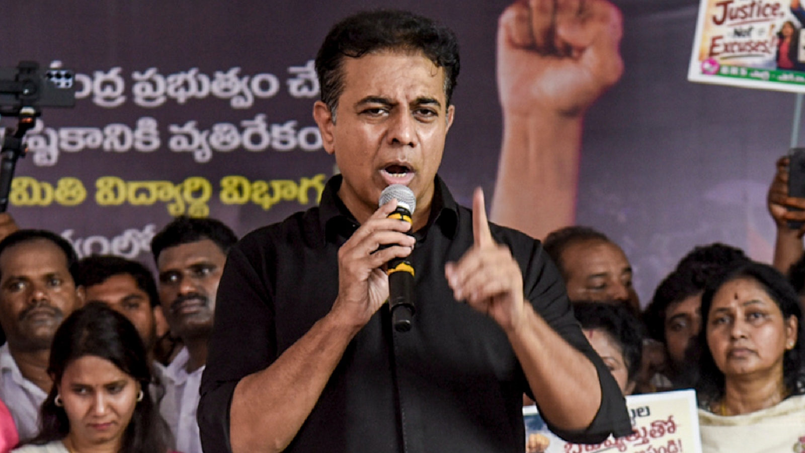 Nagarjuna Sagar water row: KT Rama Rao warns of intensifying protest in Telangana
