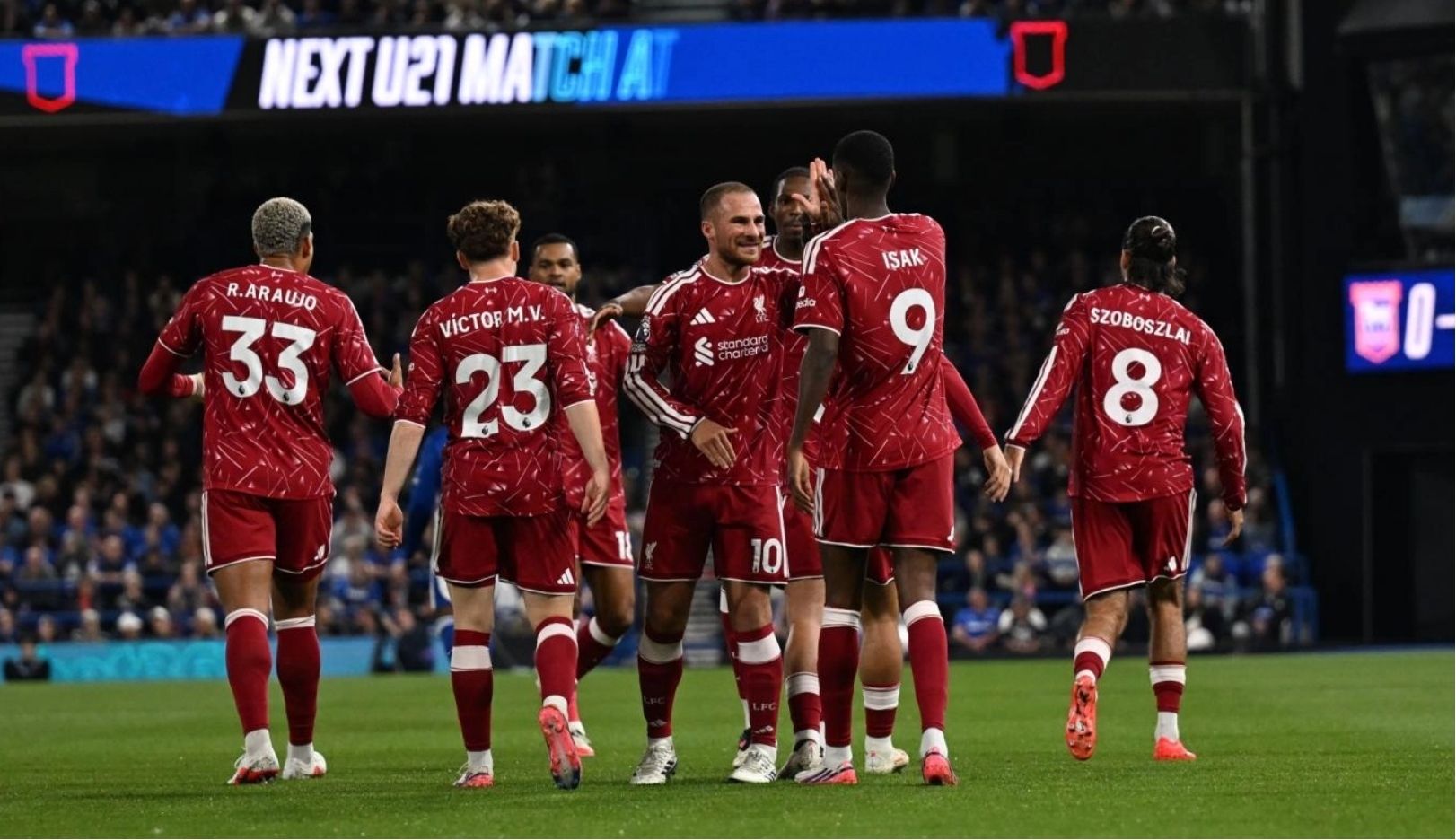 Isak brace fires Liverpool to first Premier League win under Iraola