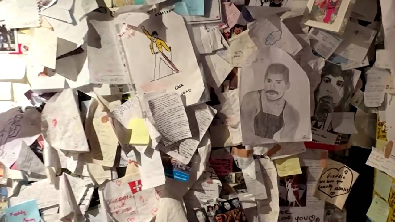 Celebrations centred on the Casino Barriere, home to the 'Queen: The Studio Experience' museum. Photo: Screengrab/Reuters