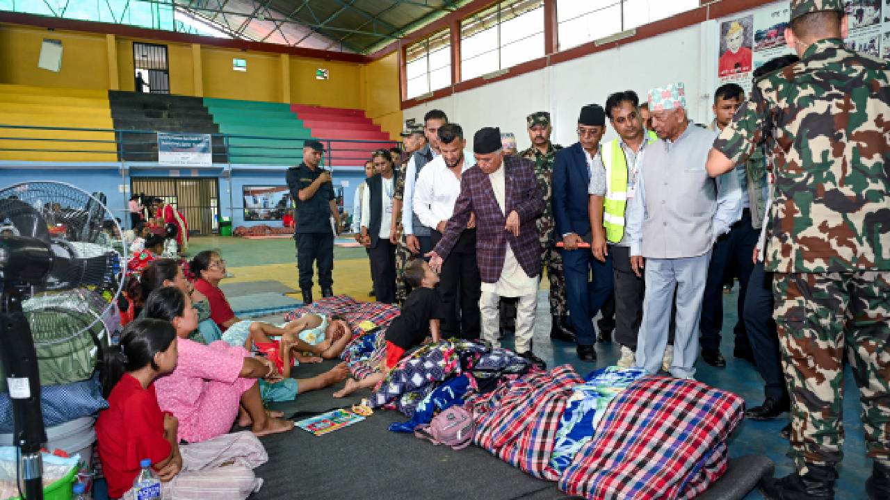 Nepal hit by 5.0-magnitude earthquake as flood rescue efforts continue