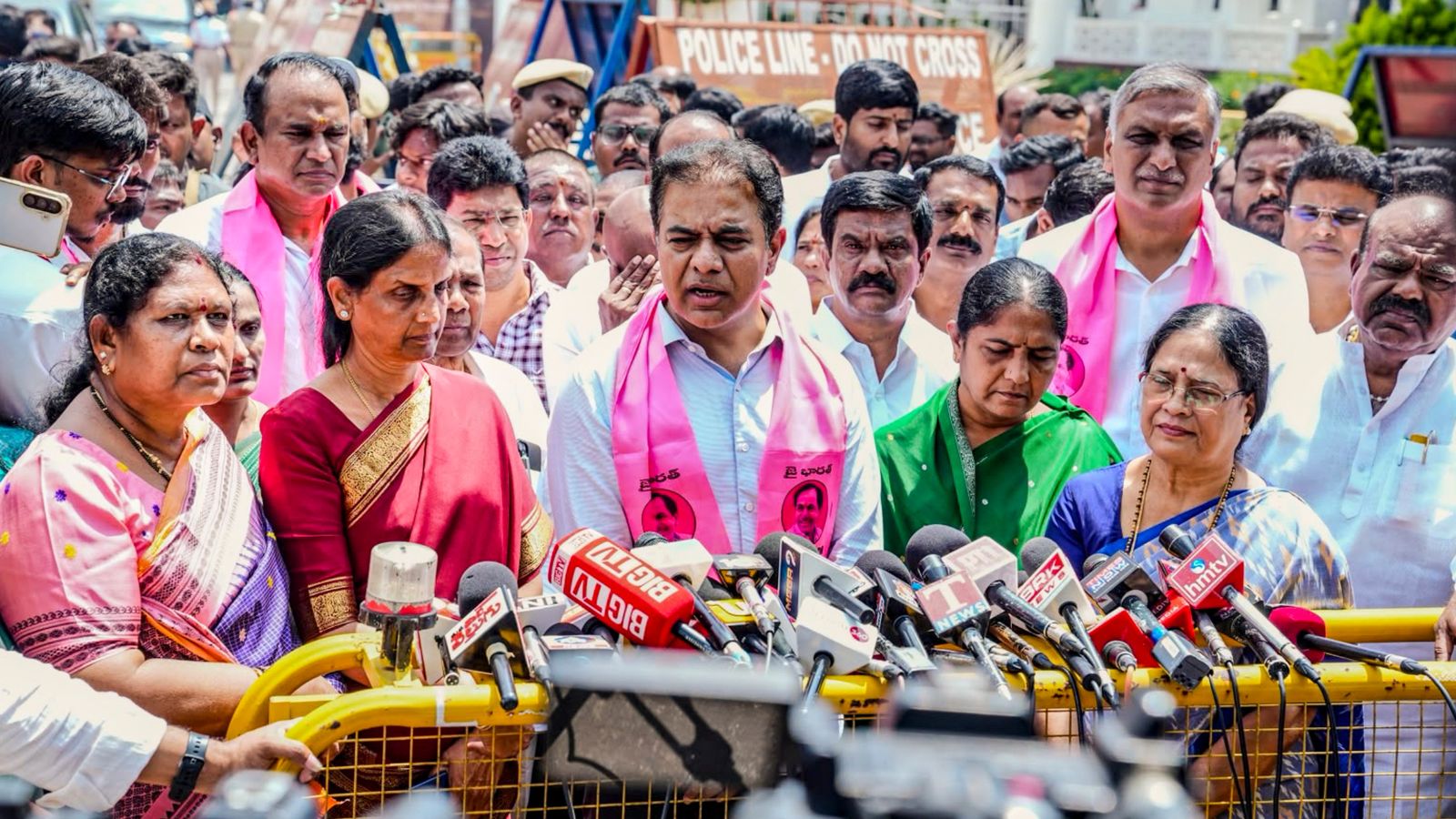 Several Bharat Rashtra Samithi MLAs suspended from Telangana Assembly
