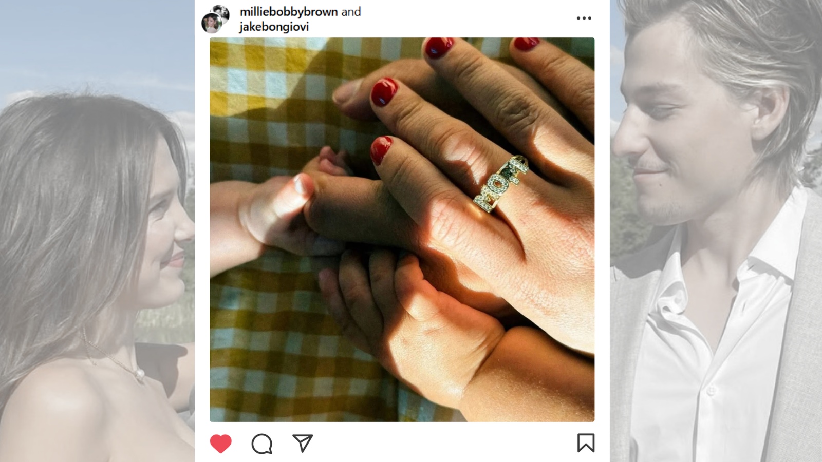 'Stranger Things' star Millie Bobby Brown and Jake Bongiovi welcome second child