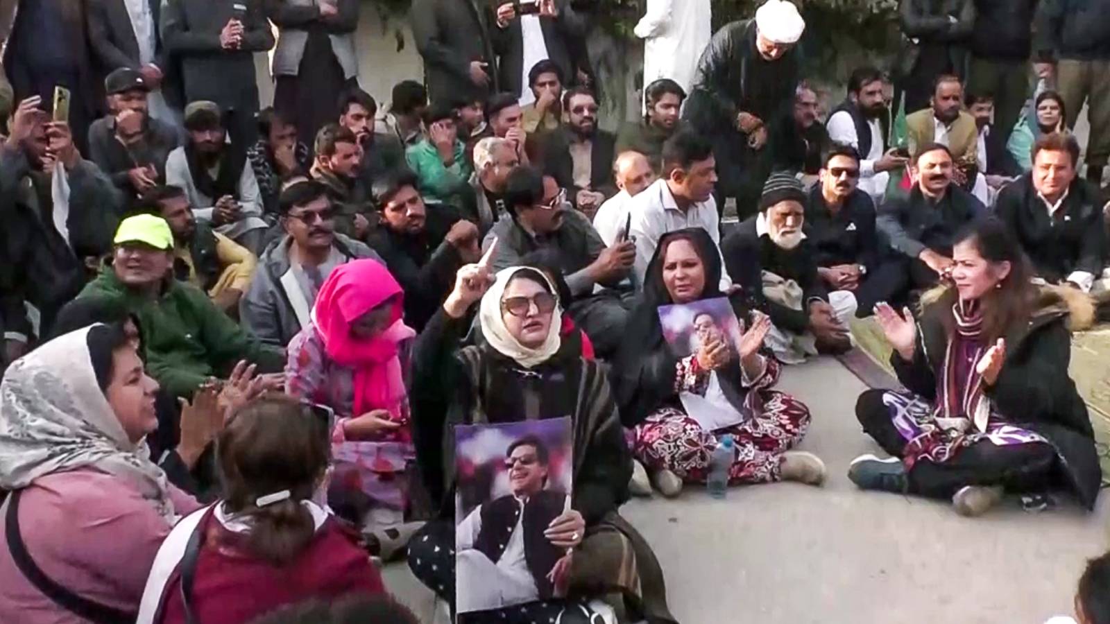 Pakistan ex-PM Imran Khan's sister detained ahead of PTI's planned protest