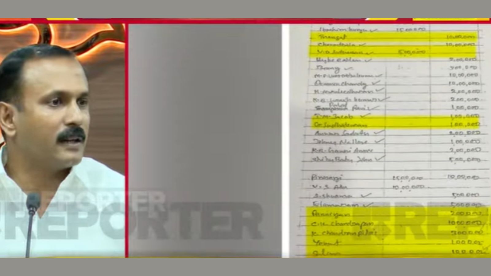 CMRL case: BJP leader Shone George releases Sasidharan Kartha's diary entry listing Keralam CM