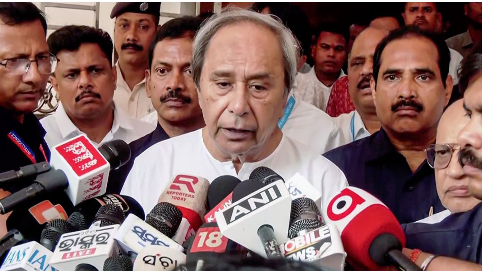 Naveen Patnaik, BJD president and Leader of the Opposition in Odisha. File photo: ANI Video Grab