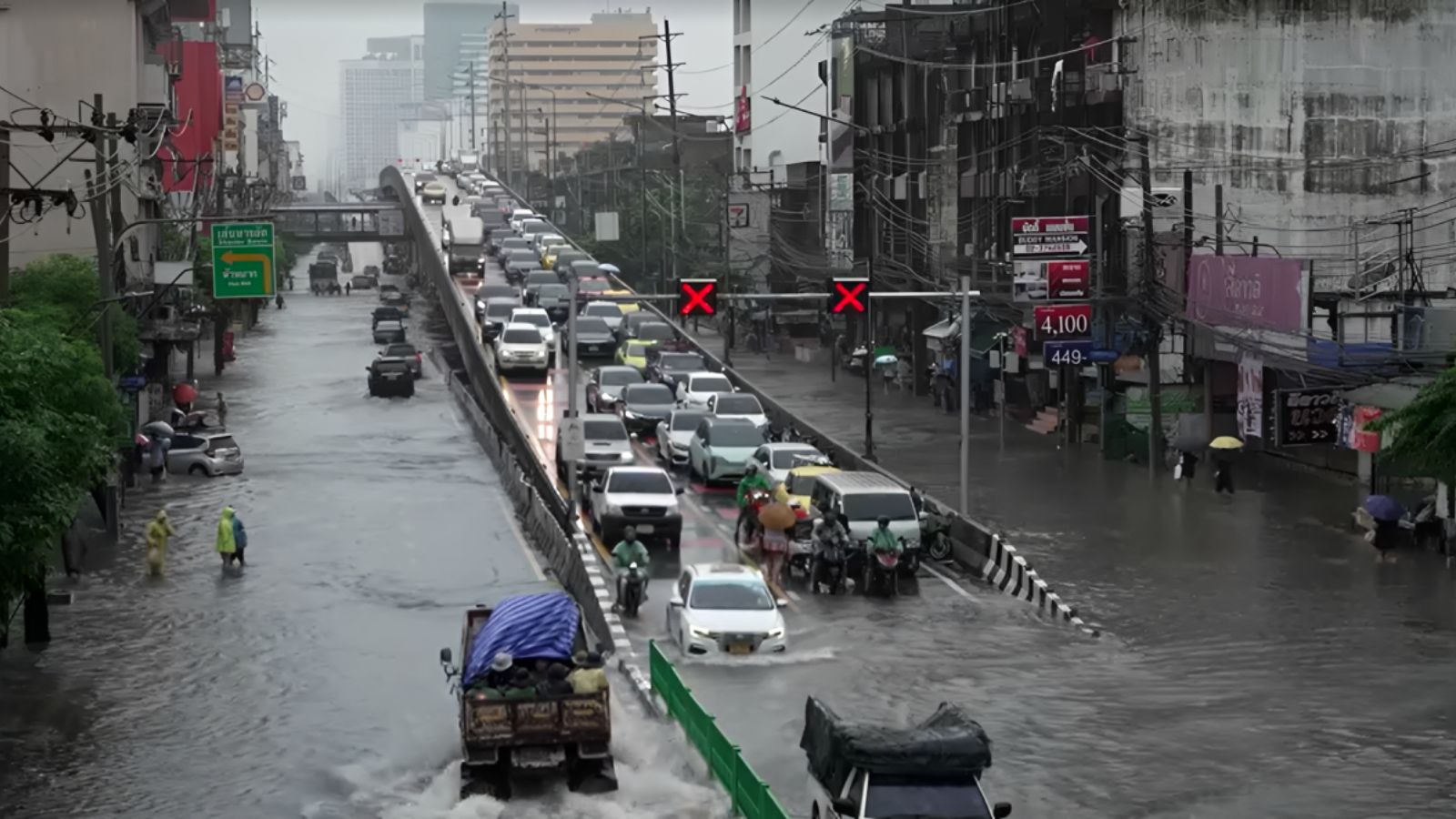 Bangkok declares disaster zone as heavy rain triggers widespread flooding