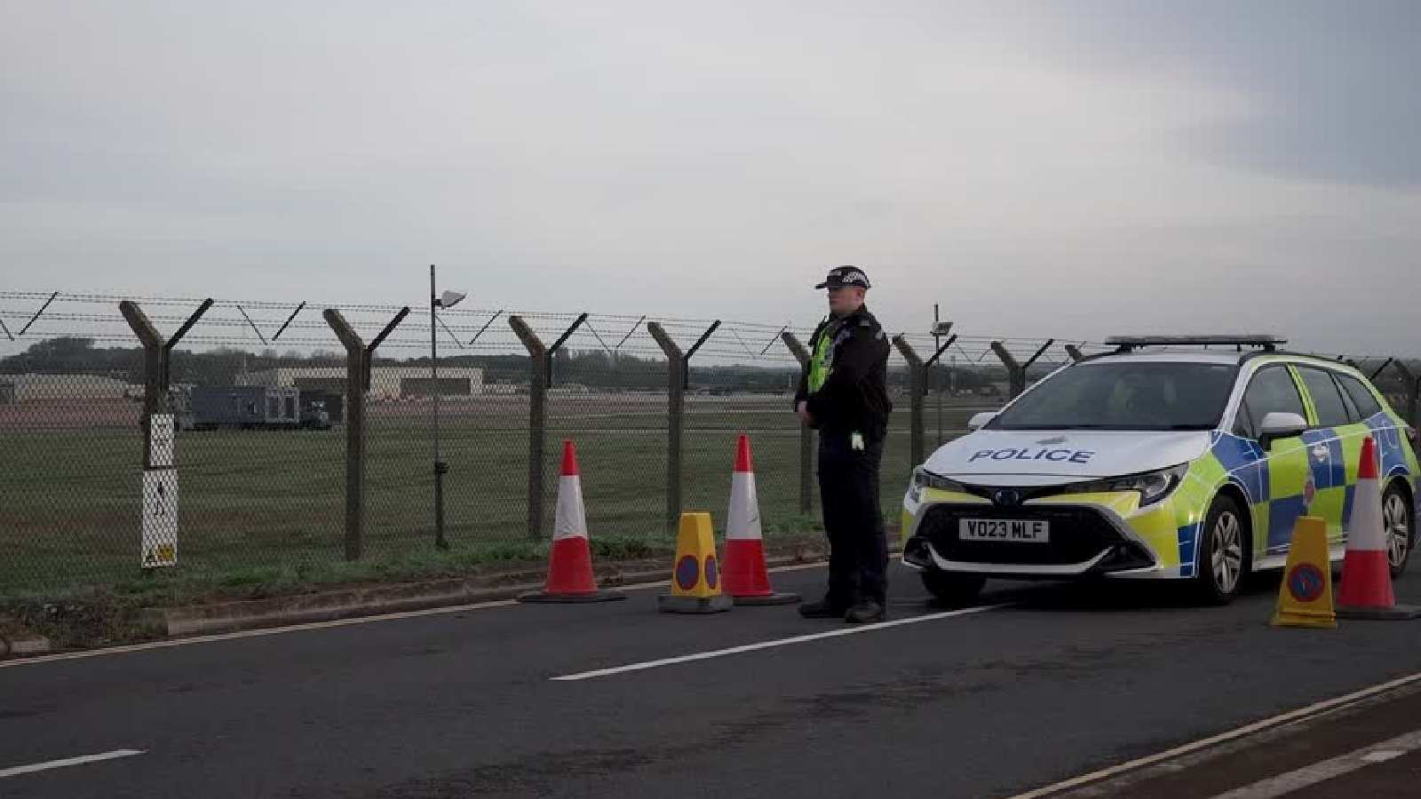 RAF Fairford attack: Police identify suspects as UK nationals