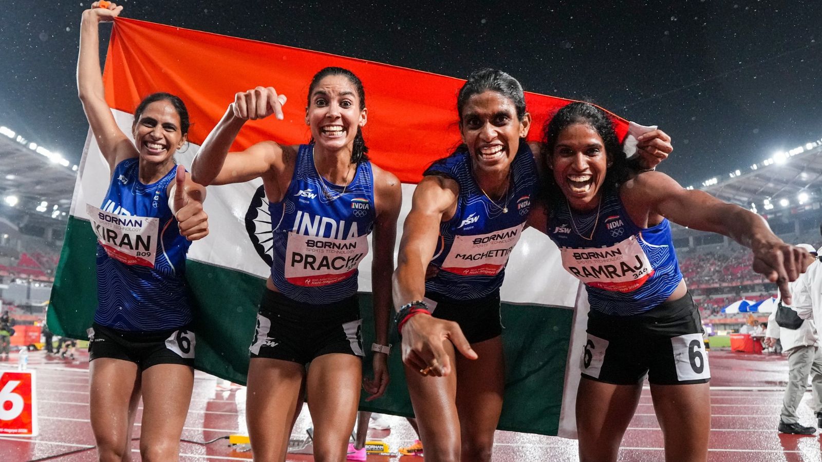 Asian Games: Indian women reclaim relay gold, men surrender theirs and settle for bronze