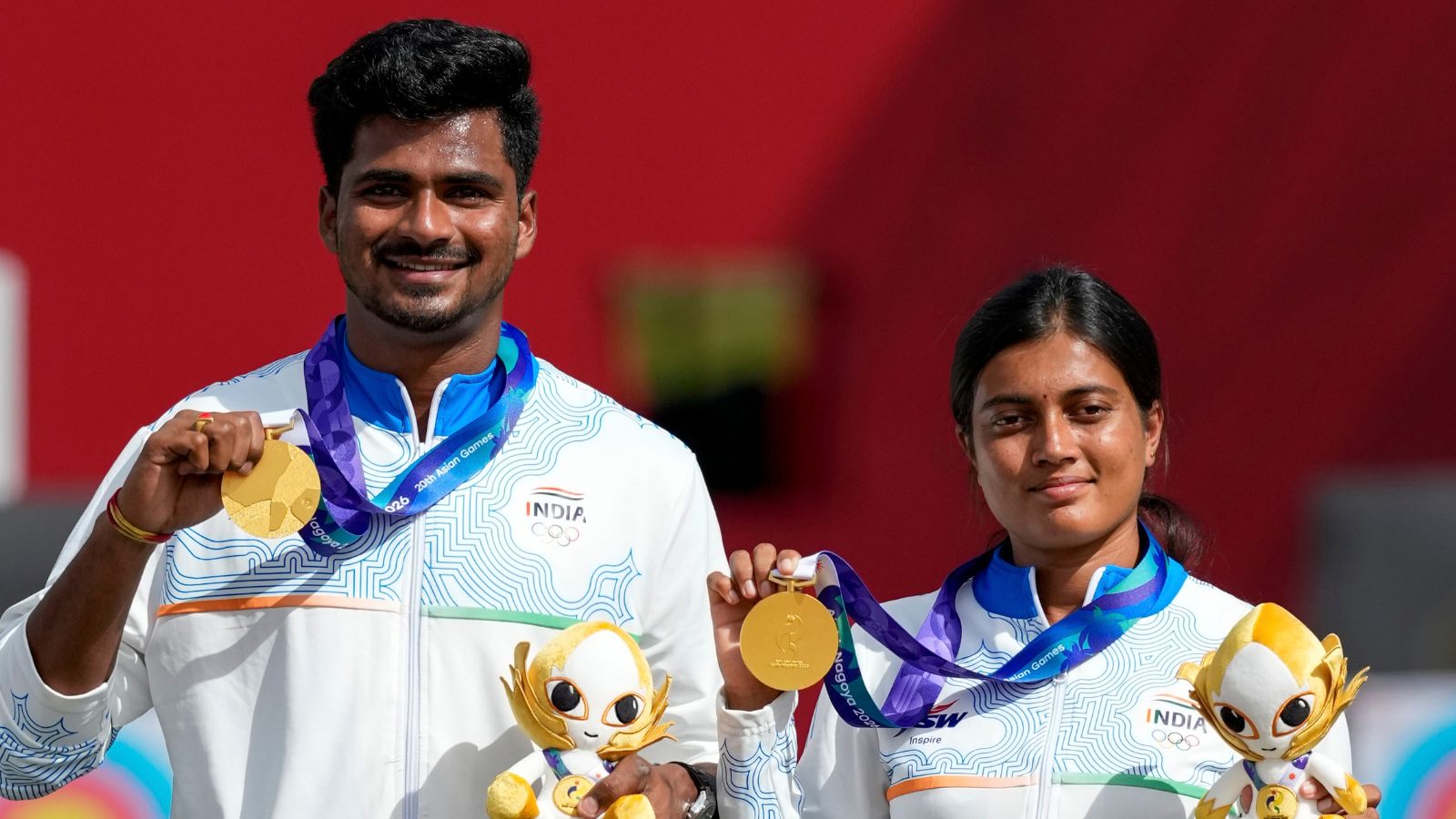 Sahil, Chikitha beat South Korea in shoot-off to win mixed compound team gold at Asian Games 2026