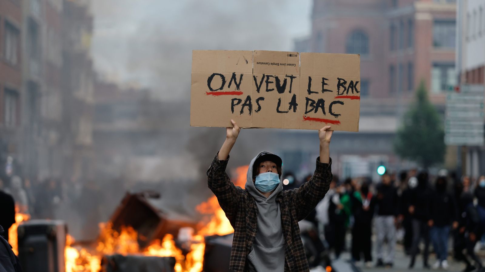 France shuts around 400 schools as student protests turn violent