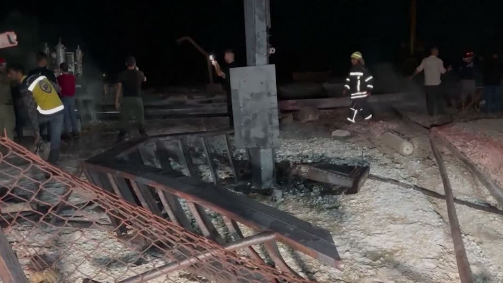 Gas pipeline explosion knocks out three power plants in Syria's Damascus