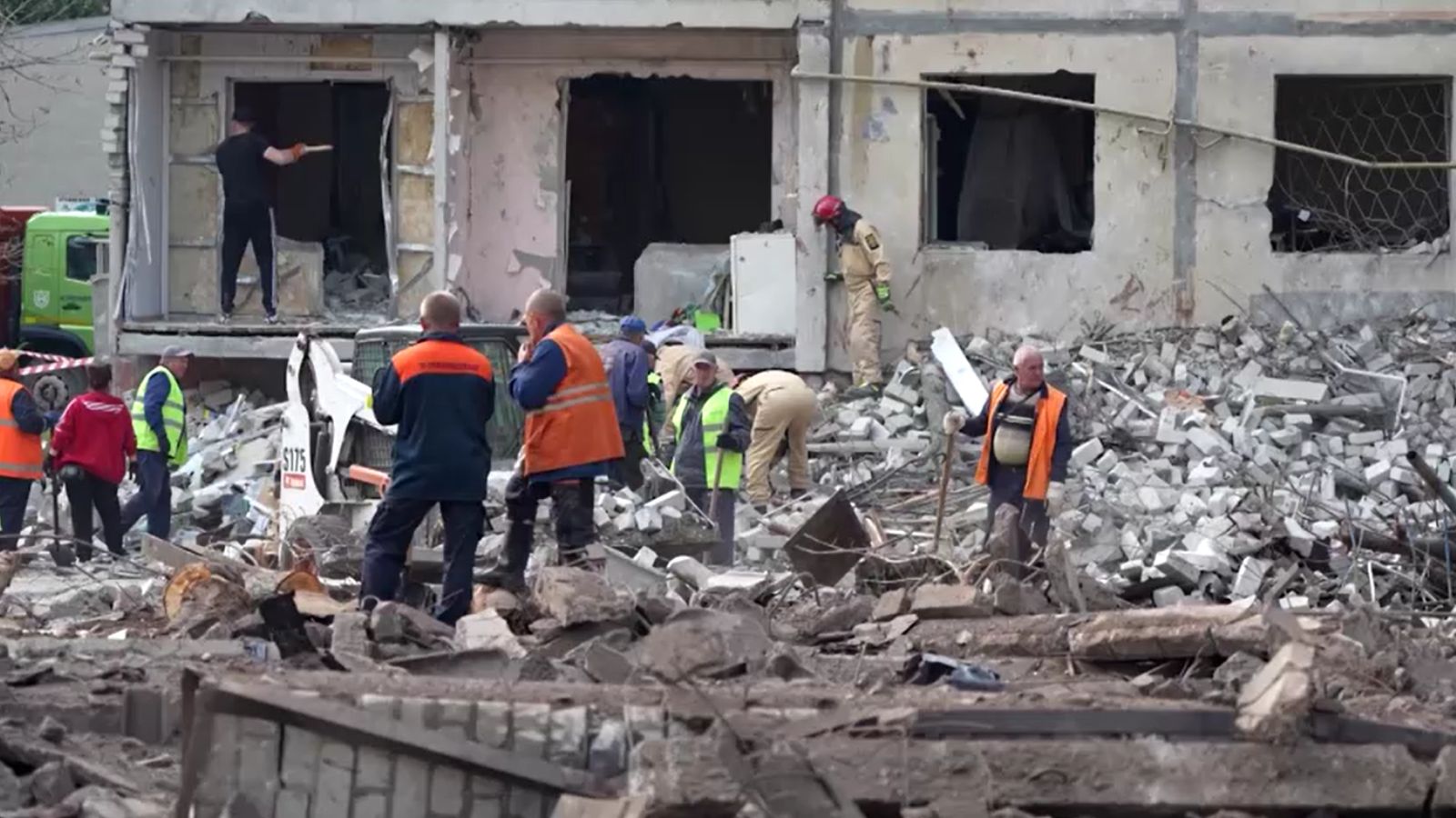 Russian missile, drone attack on Ukraine's Kremenchuk kills two, injures 34