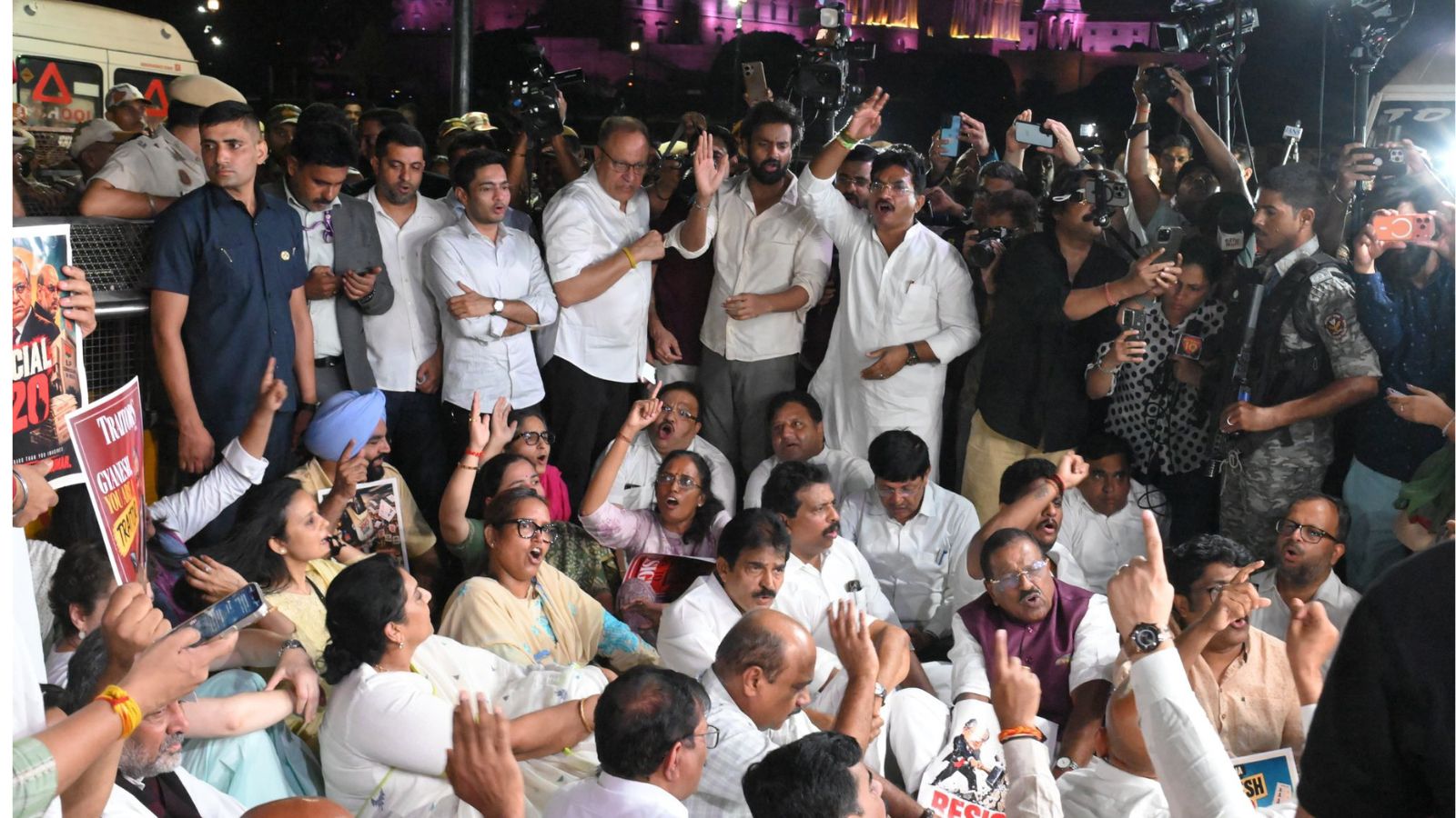 CEC row: INDIA bloc leaders meet Murmu; protests to intensify | October 9 highlights
