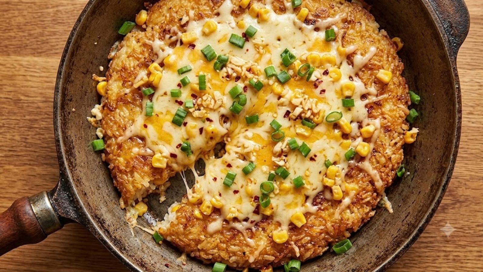 Rice Omelette. AI-generated image