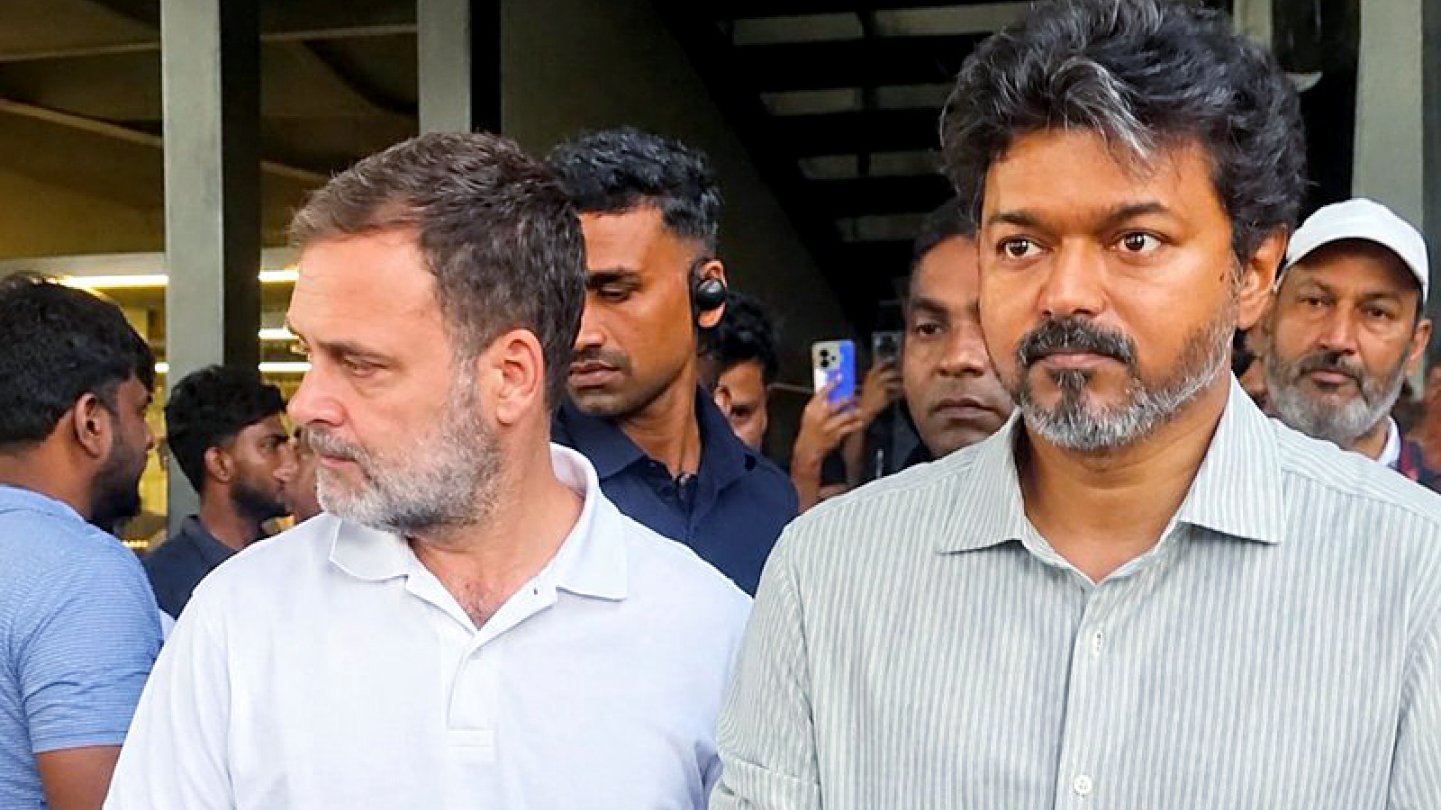 Rahul Gandhi meets Tamil Nadu CM Vijay in Chennai ahead of 'Chhatron Ki Goonj’
