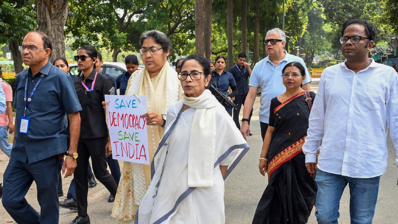 TMC’s Mamata Banerjee faction plans protest march in Kolkata against Union government, EC