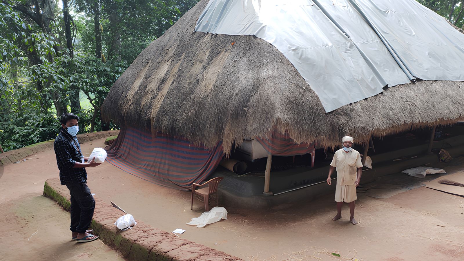 Cheruvayal Raman lived in a traditional tribal house that was more than a century old. File photo: Rajiv Gandhi Centre for Biotechnology