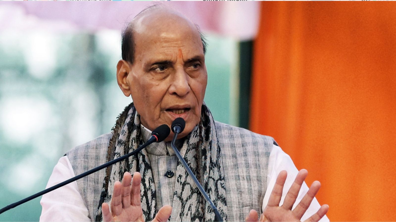 Rajnath Singh accuses Congress of plotting Bangladesh-style regime change amid EC protests