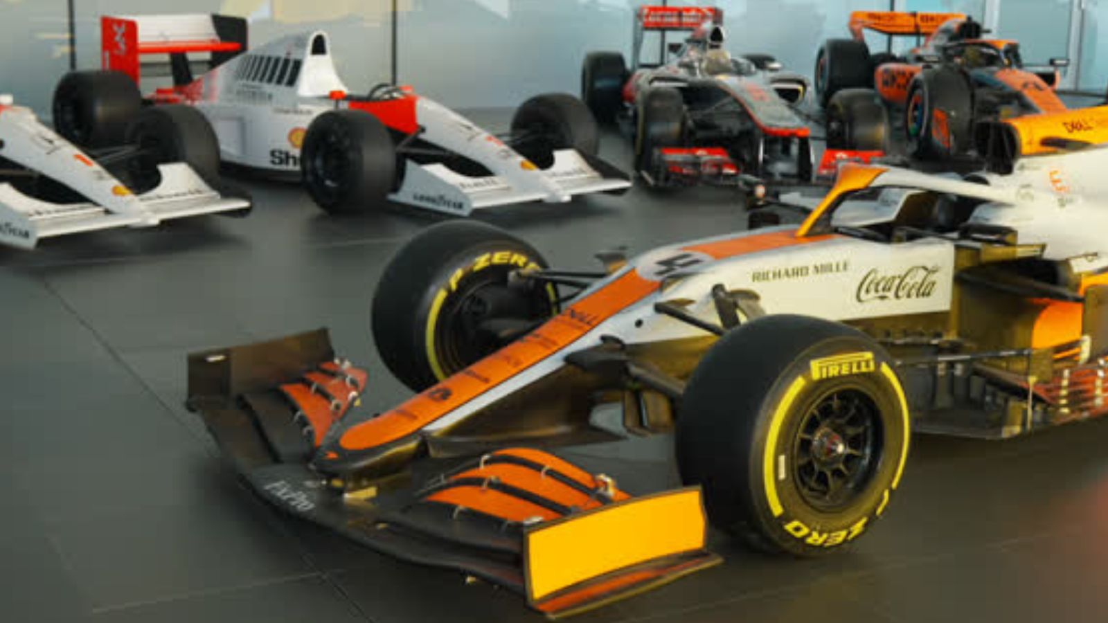 McLaren puts five F1 cars driven by Hamilton, Senna and Brad Pitt up for sale