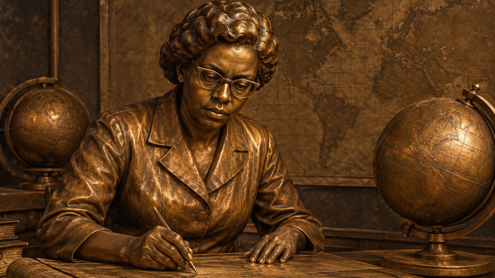 In 2018, she was inducted into the US Air Force Space and Missile Pioneers Hall of Fame. AI-generated image
