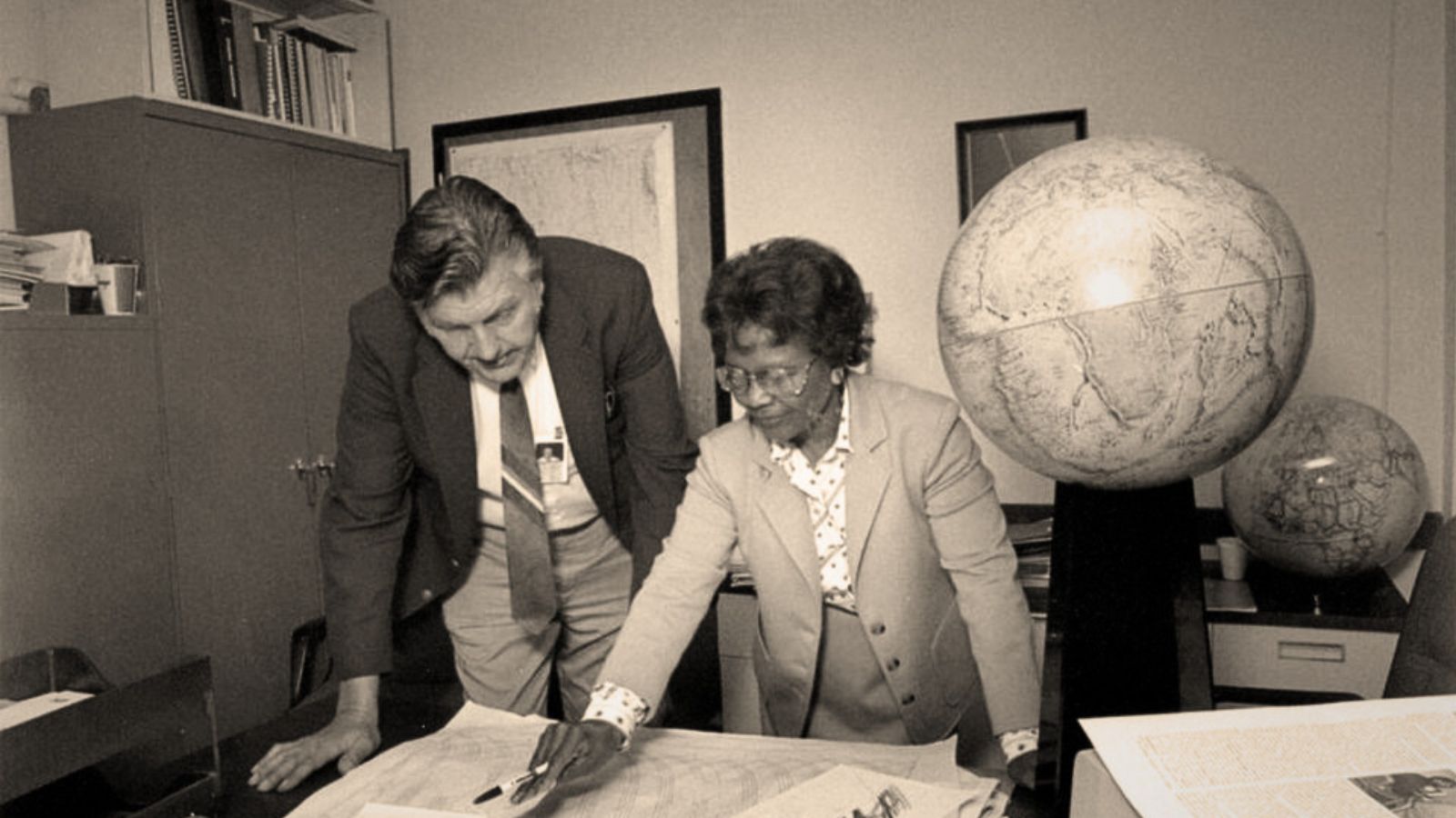At the time, she was one of only a few Black employees there and the second Black woman to be hired at the facility. Photo: Wikimedia Commons/U.S. Navy
