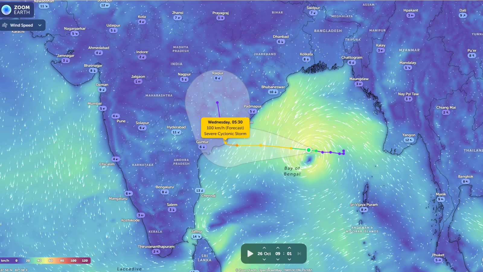 Cyclone Arnab may hit Andhra Pradesh coast on October 28, IMD warns