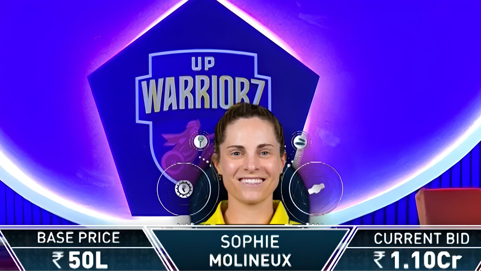 WPL 2027 Auction: UP Warriorz sign Sophie Molineux for Rs 1.10 crore, RCB pick Jess Jonassen | Highlights