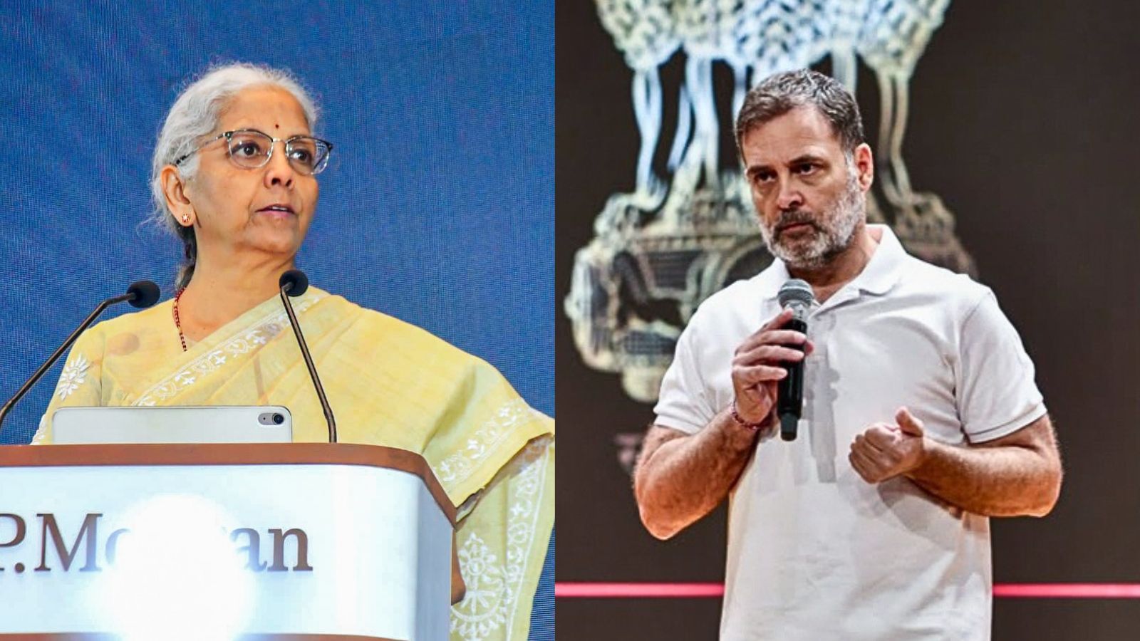 Rahul Gandhi, Nirmala Sitharaman trade charges over IDBI Bank sale