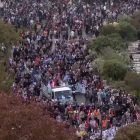 Police fire tear gas as 266,000 rally in France student protests