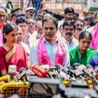 Several Bharat Rashtra Samithi MLAs suspended from Telangana Assembly