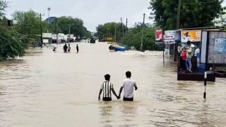 Heavy rainfall causes waterlogging across Dausa, benefits standing crops