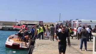 Ferry capsizes off Northern Cyprus; at least seven dead