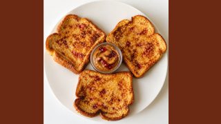 Turn your favourite PB&J into French toast