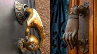 Why do some doors have hand-shaped knockers? The symbolism explained